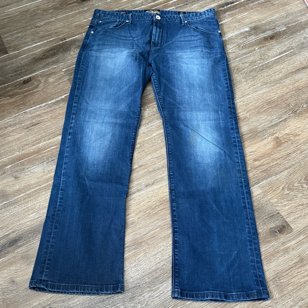 Stone Touch Jeans‎ Mens Size 40 Blue Denim Comfort Skinny Workwear Rodeo